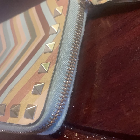 Valentino multi colored zippy Wallet - Picture 4 of 12